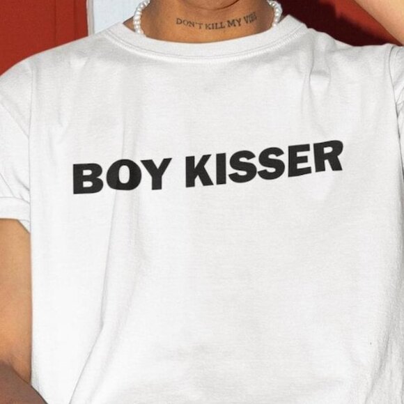 Tops - Boy Kisser Shirt, Gay T-Shirt, Shirt For Gay Friend, Pride Shirt